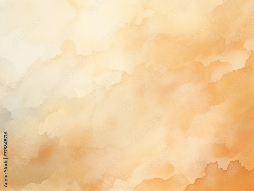 Beige watercolor abstract background