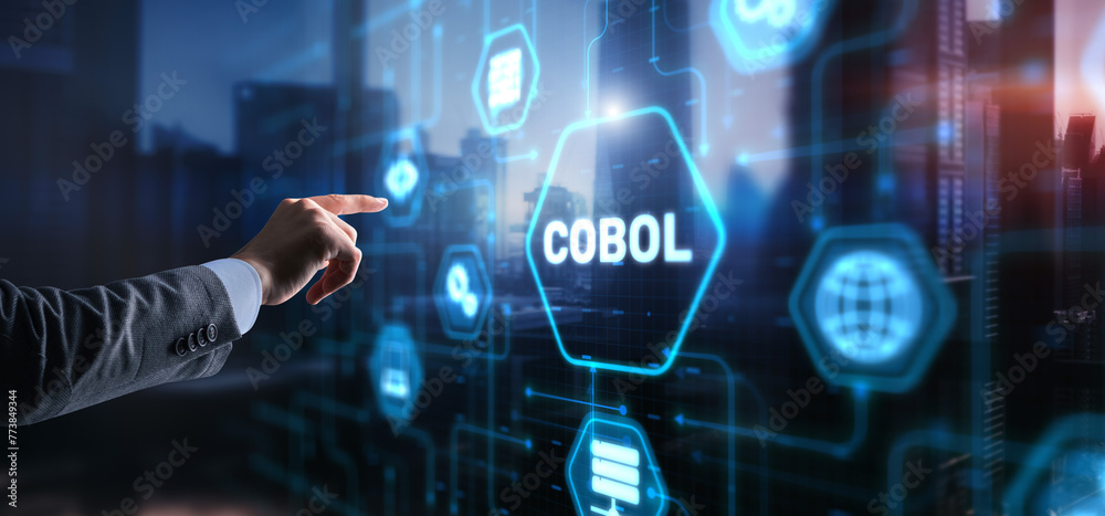 Cobol. Common Business Oriented Language. Computer programming language designed for business use Cobol. Common Business Oriented Language. Computer programming language designed for business use