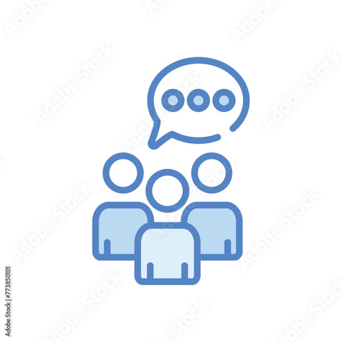 Online Consultation vector icon design