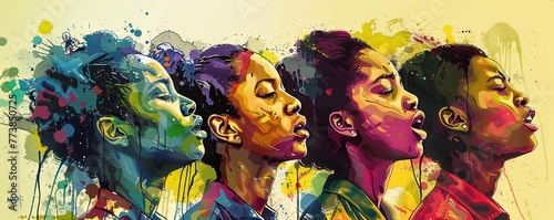 Youth day south africa 16 june.art illustration