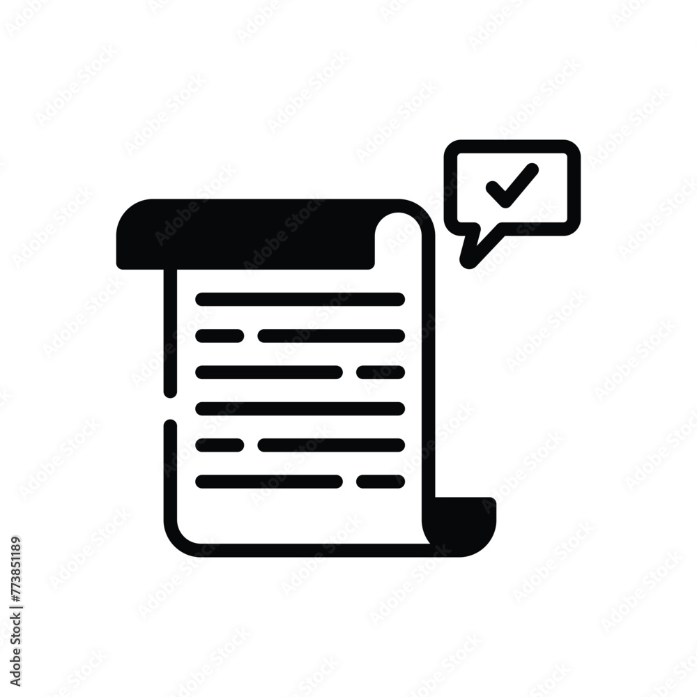 Agreement vector icon design Agreement vector icon design