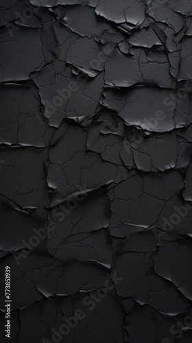Black torn plain paper pattern background photo