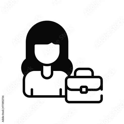 Businesswomam vector icon design