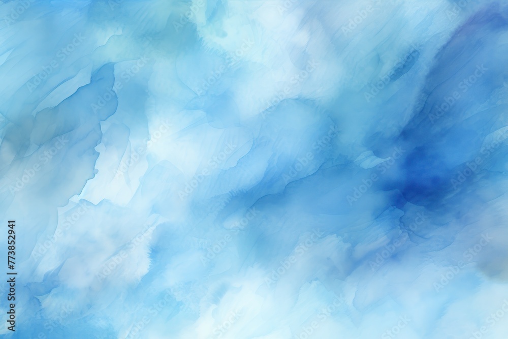 Blue light watercolor abstract background 