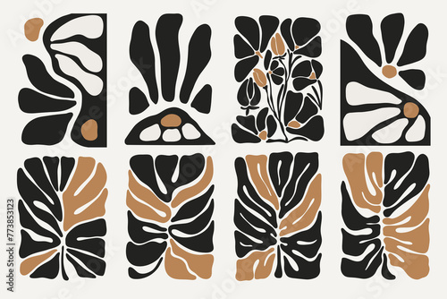 Hand Drawn vector illustration. Drawn folk illustration flower groovy Y2K posters. Vector posters in trendy retro psychedelic 2000s style. Aesthetic hippie. Girly cute design.