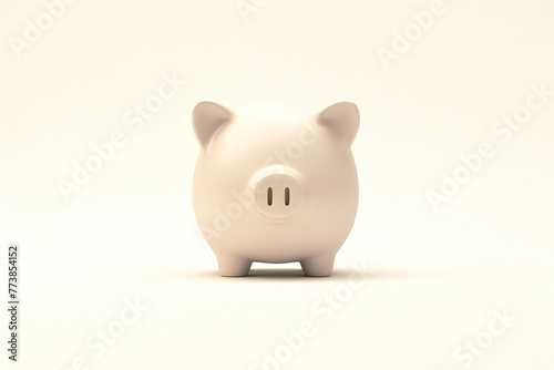 Piggy bank representing the concept of saving money and investment