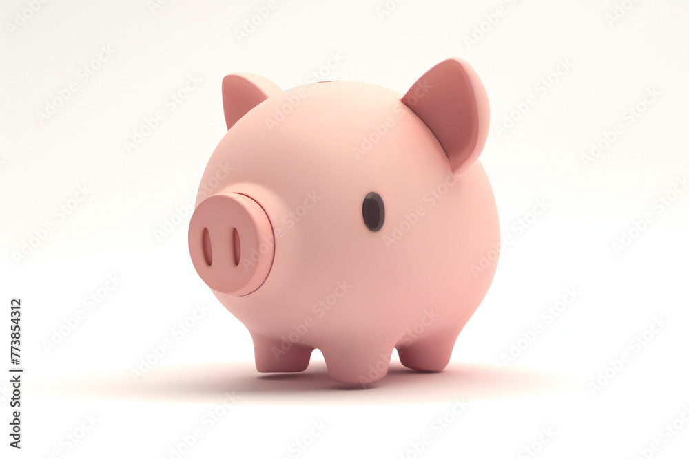Piggy bank representing the concept of saving money and investment