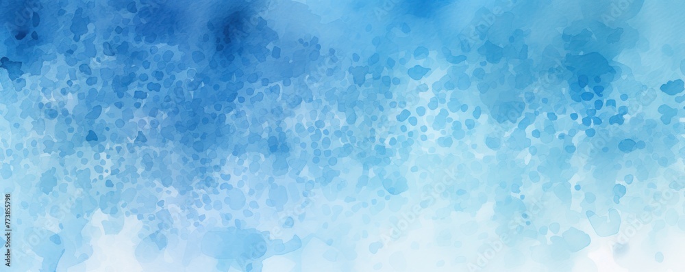 Blue watercolor abstract halftone background pattern