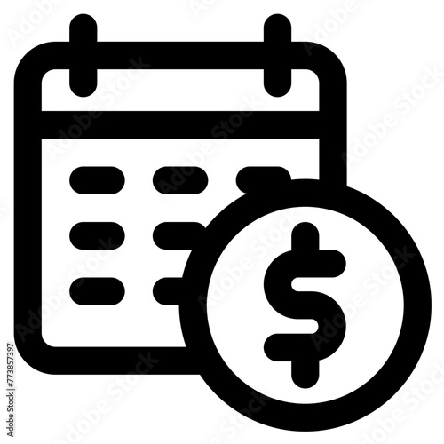 schedule icon for illustration