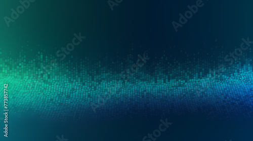 Abstract blue green data half tone plus background technology vector design © Derby