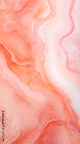 Coral marble texture background