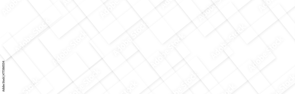 Abstract background with layers of textured white transparent material in triangle and squares shapes 3d lines design. multiple blank business card background. square pattern ceramic wall tiles design