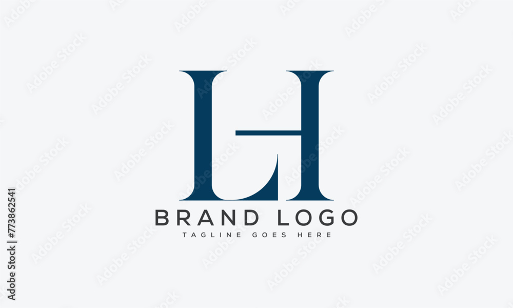 letter LH logo design vector template design for brand letter LH logo design vector template design for brand
