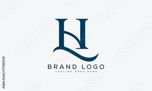 letter LH logo design vector template design for brand