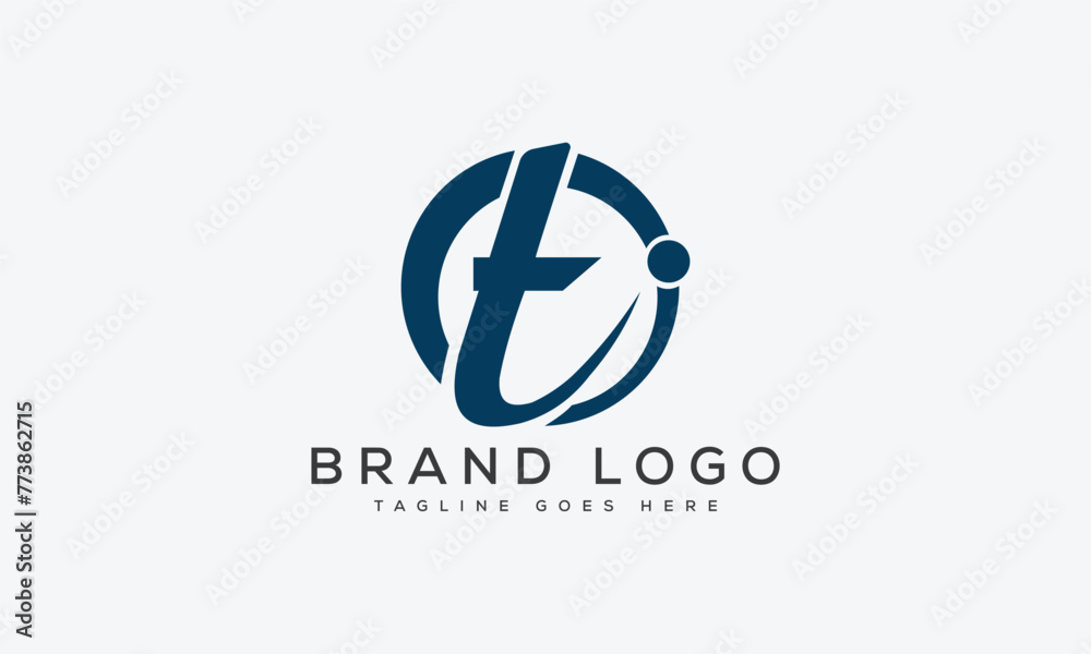 letter TI logo design vector template design for brand letter TI logo design vector template design for brand