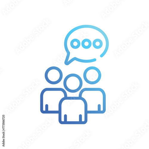 Online Consultation vector icon design