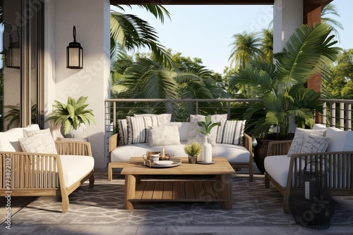 Luxury Resort-Inspired Chic & Comfortable Patio Design © Michael