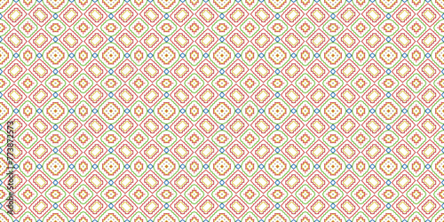 Seamless pattern on a white background. Contemporary modern Ukrainian embroidery