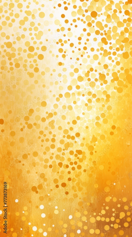 Gold watercolor abstract halftone background pattern