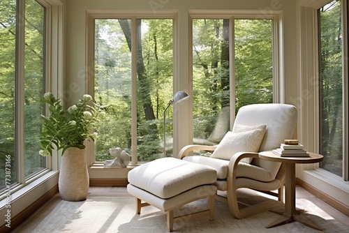 Airy and Bright Sunroom Lounge Chairs: Relaxation Spot Inspirations