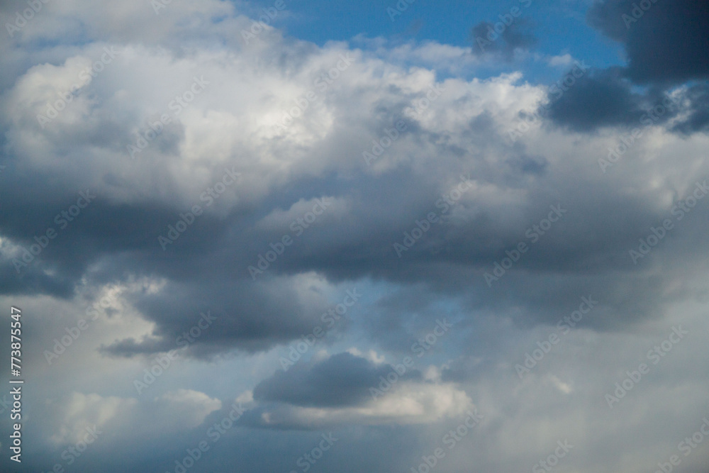 a photo of a cloudy sky. Sky background. natural clouds.