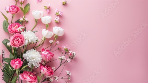 Pink Roses in Soft Light for Mother's Day Celebration