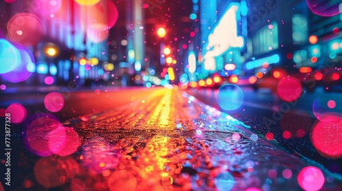 bokeh street lights
