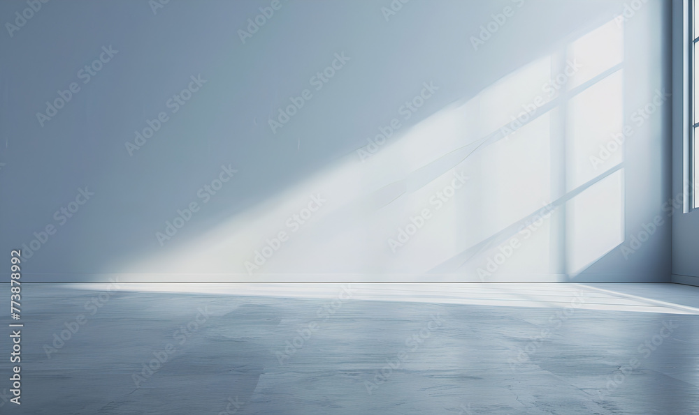 empty blank white room with window, nobody inside empty blank white room with window, nobody inside