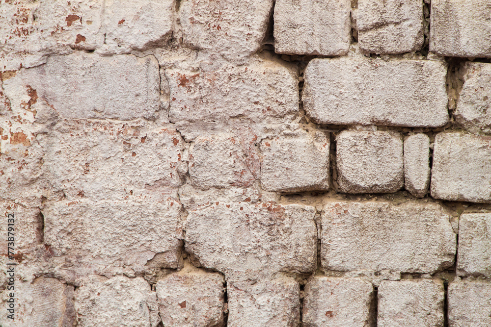 Obraz premium Texture of an old brick wall. Vintage background.