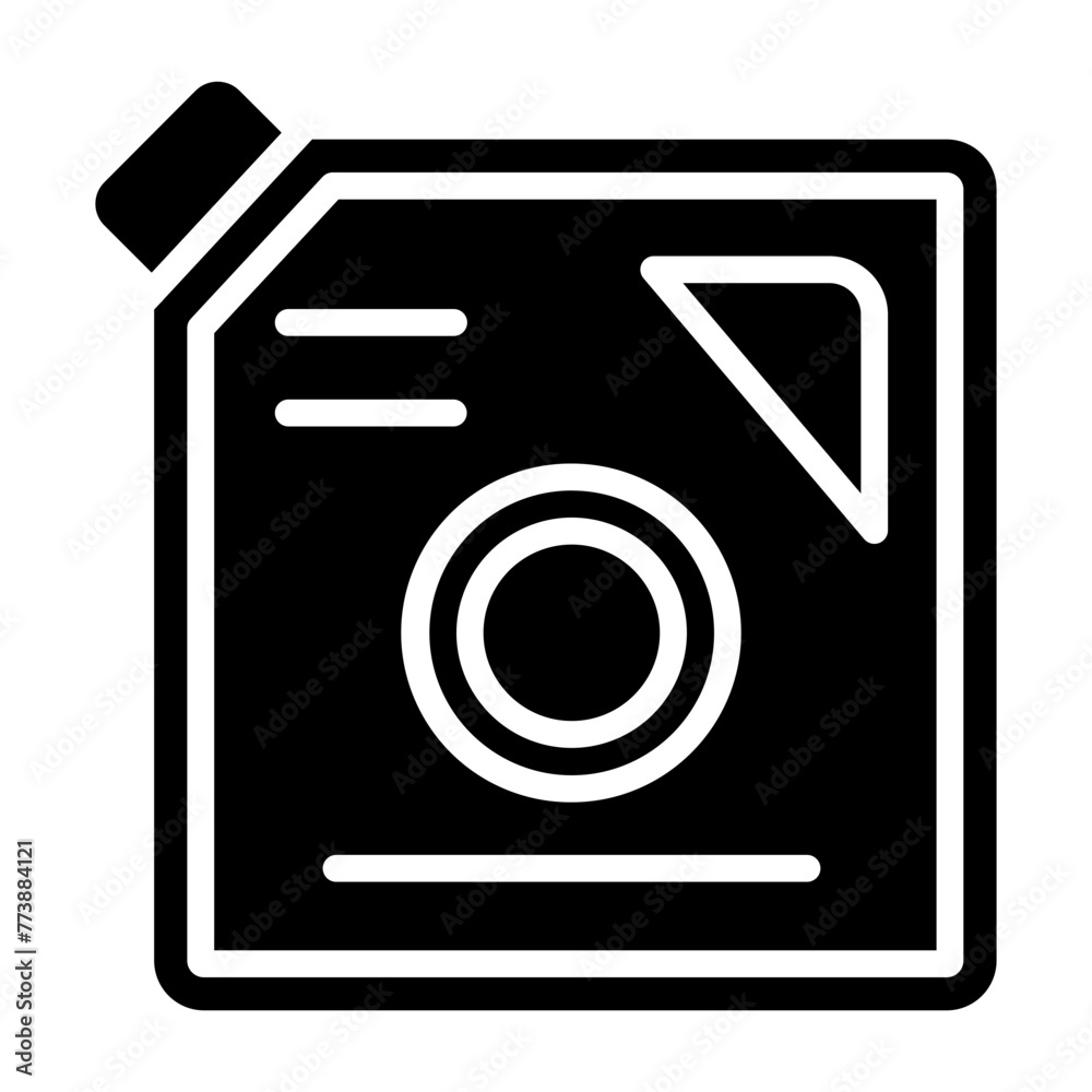 Oil Bottle glyph icon Oil Bottle glyph icon