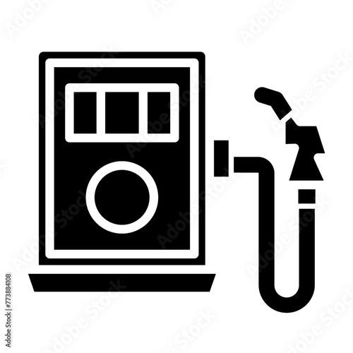 Petrol Pump glyph icon