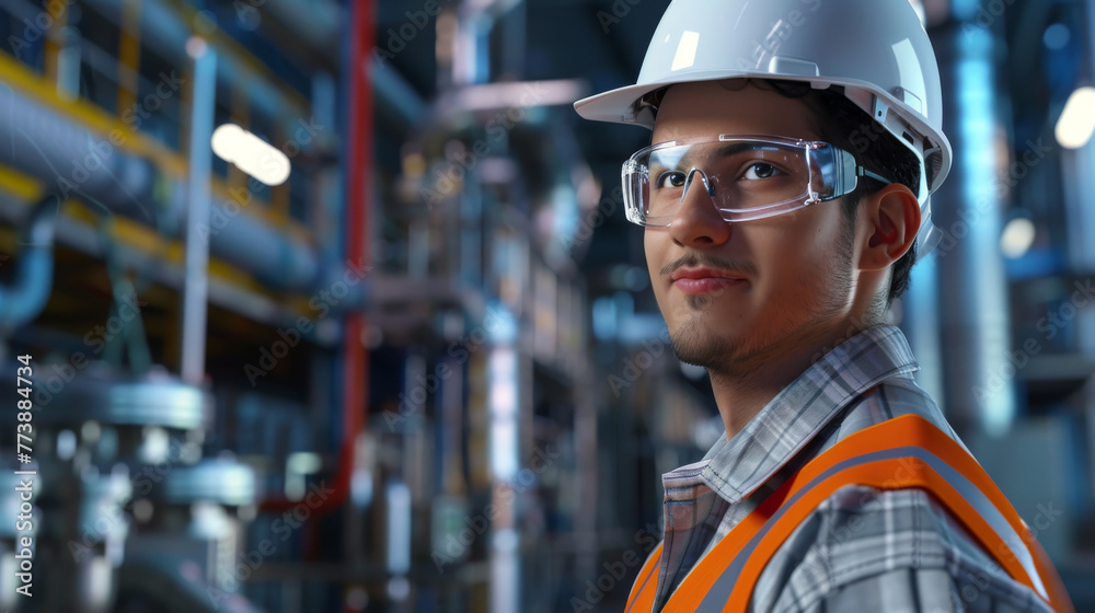 a young Hispanic engineer wearing a hard hat a young Hispanic engineer wearing a hard hat