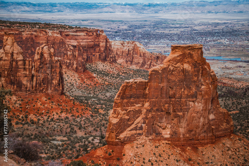 Beautiful landscape of Colorado National Monument, Colorado.