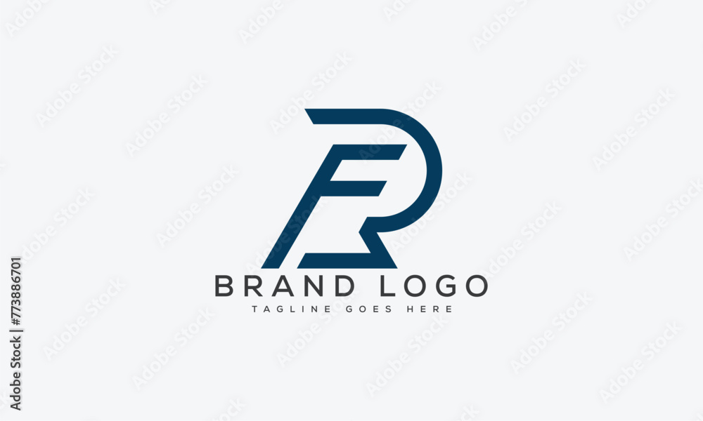 letter RF logo design vector template design for brand letter RF logo design vector template design for brand
