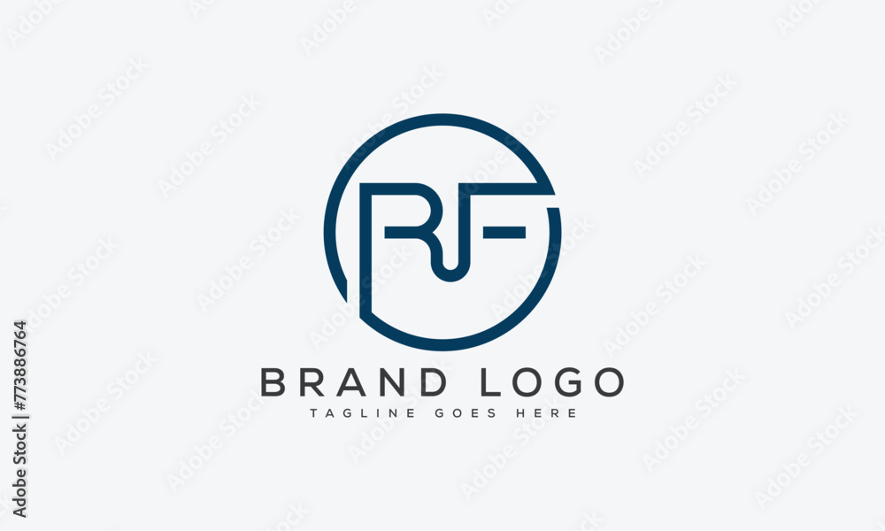 letter RF logo design vector template design for brand letter RF logo design vector template design for brand