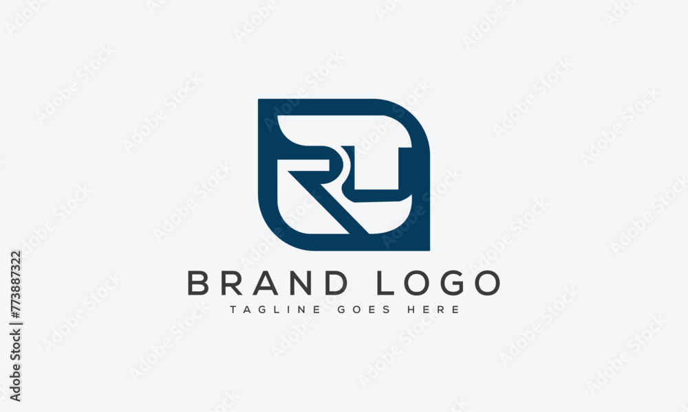 letter RU logo design vector template design for brand