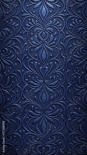 Background imitating soft leather blue skin