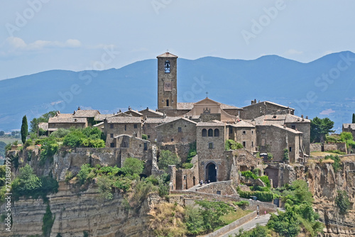 Civita di Bagnoregio, panorama della città medievale - Viterbo, Tuscia Lazio	 photo