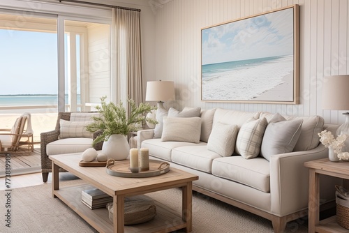 Seaside Serenity: Coastal Cottage Living Room Ideas