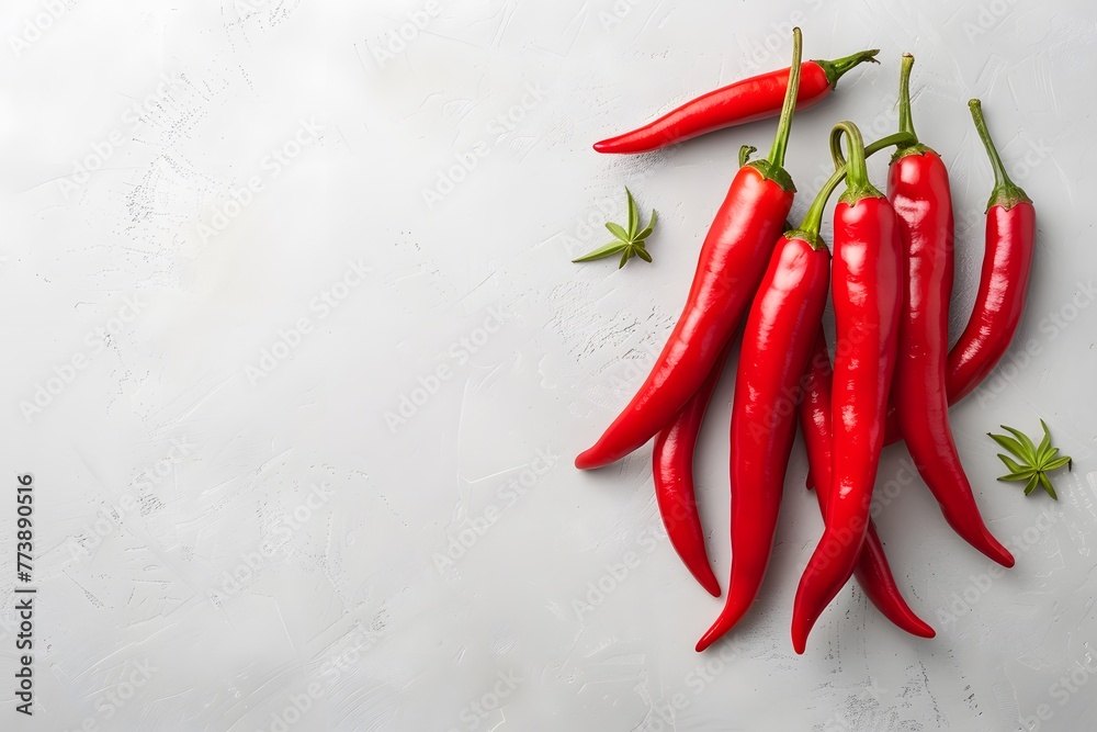 Fresh red chilies, hot, wallpaper