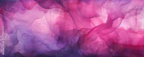 Magenta abstract watercolor stain background pattern © Lenhard