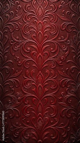 Background imitating soft leather red skin