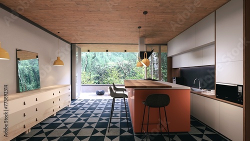architecture room design house interior living home modern furniture
