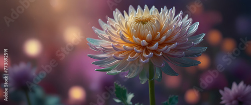close up of a flower