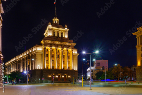 Obraz na płótnie National Assembly (parliament) building, in Sofia w salonie