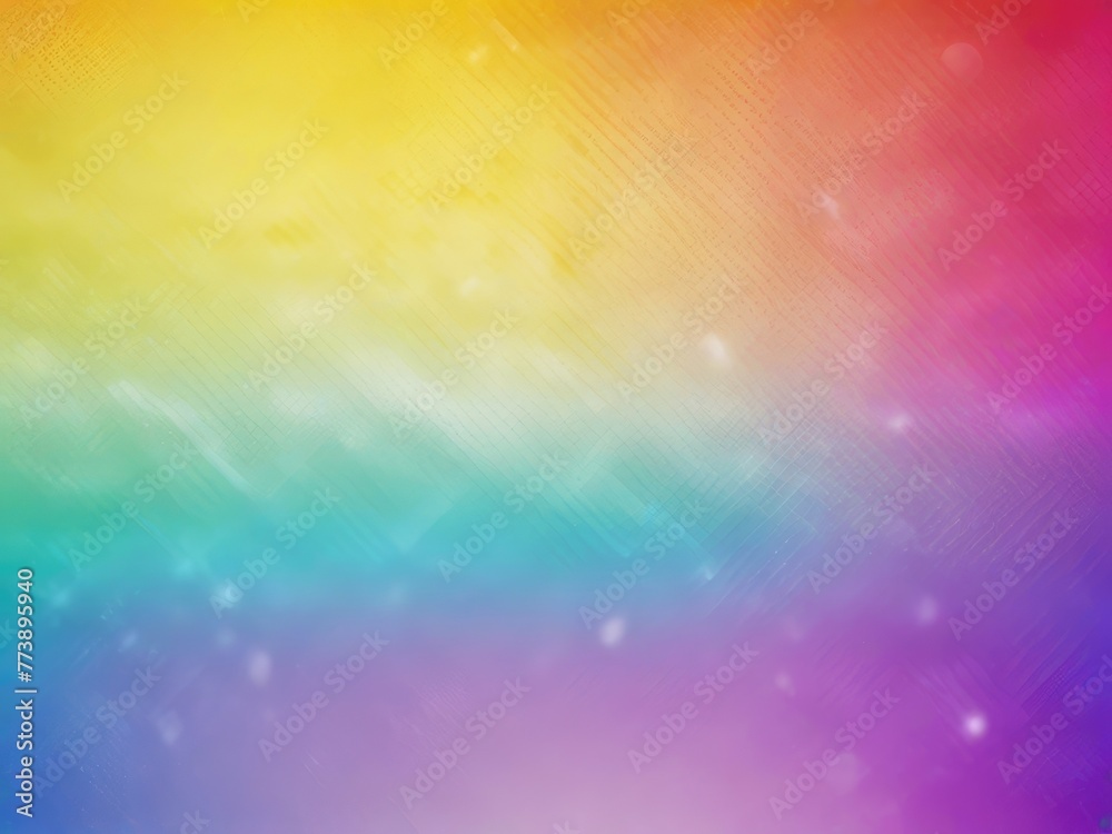 Smooth Blend Rainbow Glow Abstract Background