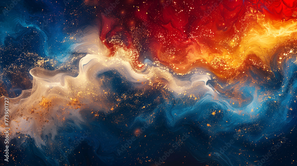 Obraz premium An abstract night sky background
