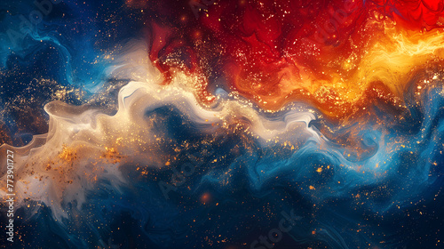 An abstract night sky background © images and videos