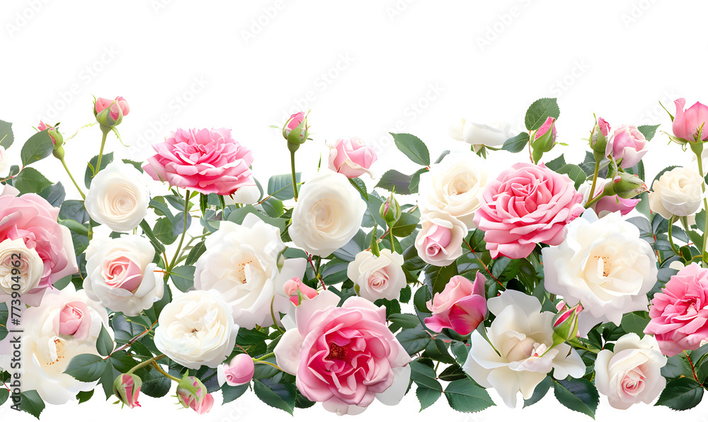 Panoramic view bouquet of roses,Digital draw illustration in watercolor style, Generative AI Panoramic view bouquet of roses,Digital draw illustration in watercolor style, Generative AI