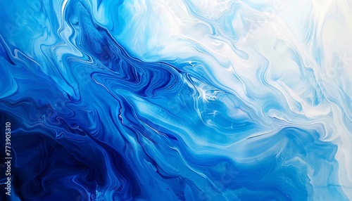 Aqua-Glow The Blue Wave of Creativity Generative AI